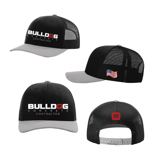 Bulldog Concrete Snapback Hat